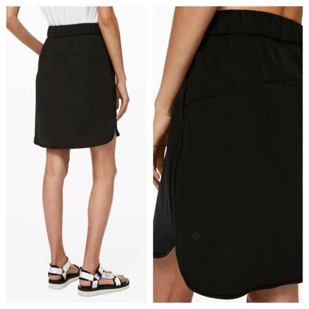 Lululemon On The Fly Skirt *Woven 8 Black